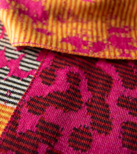 Painterly colour in sustainable knitwear